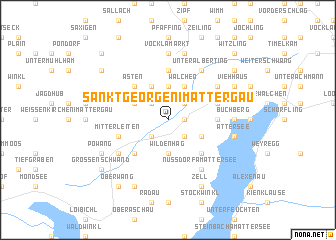 map of Sankt Georgen im Attergau