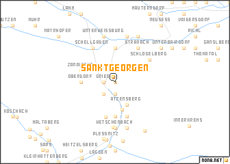 map of Sankt Georgen