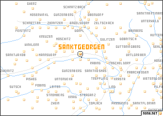 map of Sankt Georgen