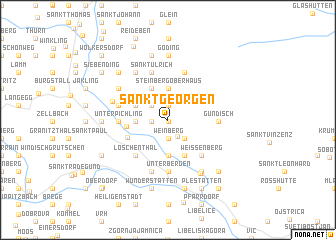 map of Sankt Georgen