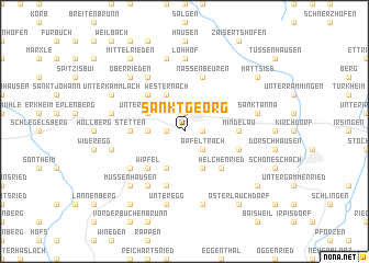 map of Sankt Georg