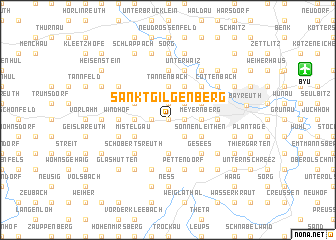 map of Sankt Gilgenberg