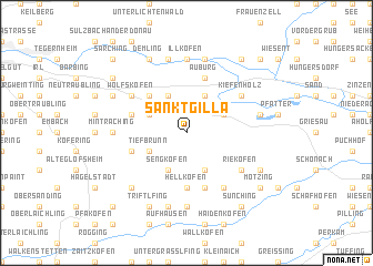 map of Sankt Gilla