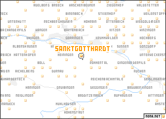 map of Sankt Gotthardt