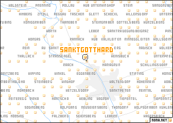 map of Sankt Gotthard