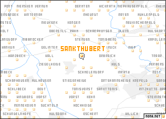 map of Sankt Hubert