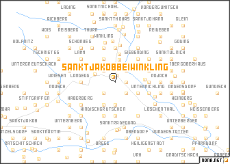 map of Sankt Jakob bei Winkling