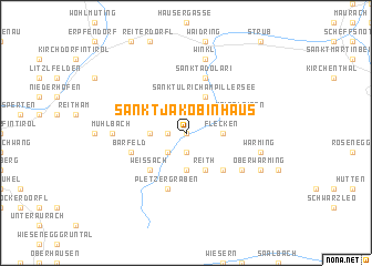 map of Sankt Jakob in Haus