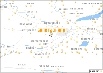 map of Sankt Johann