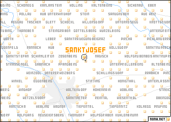 map of Sankt Josef