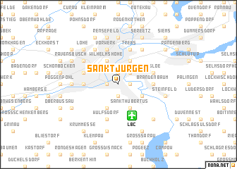 map of Sankt Jürgen