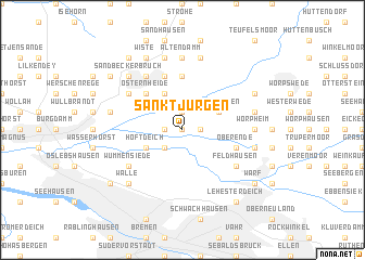 map of Sankt Jürgen