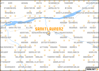 map of Sankt Laurenz