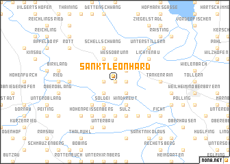 map of Sankt Leonhard