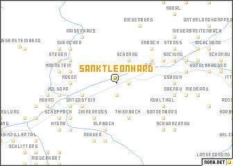 map of Sankt Leonhard