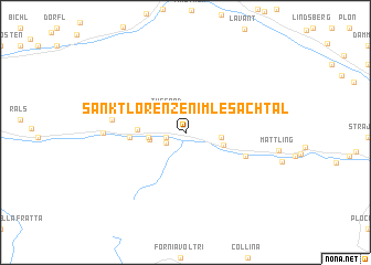 map of Sankt Lorenzen im Lesachtal