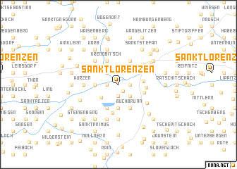 map of Sankt Lorenzen