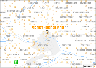 map of Sankt Magdalena