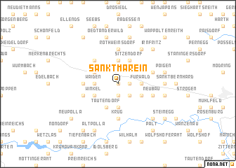 map of Sankt Marein