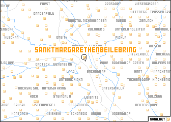 map of Sankt Margarethen bei Lebring