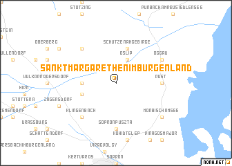 map of Sankt Margarethen im Burgenland