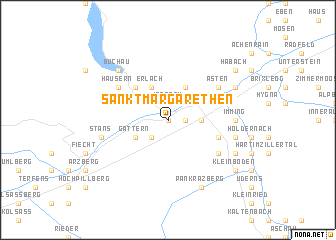 map of Sankt Margarethen