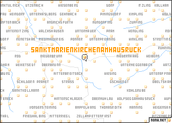 map of Sankt Marienkirchen am Hausruck