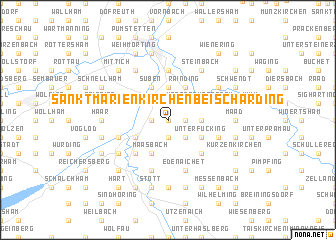 map of Sankt Marienkirchen bei Schärding