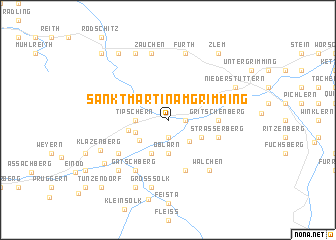 map of Sankt Martin am Grimming
