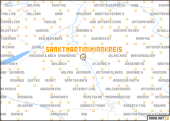 map of Sankt Martin im Innkreis