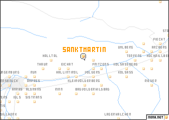 map of Sankt Martin