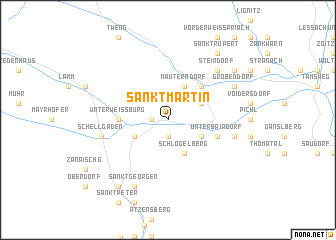 map of Sankt Martin