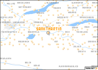 map of Sankt Martin