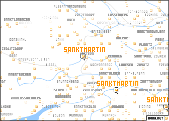 map of Sankt Martin