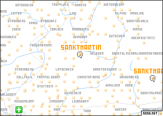 map of Sankt Martin