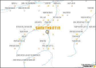 map of Sankt Martin