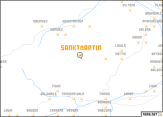 map of Sankt Martin