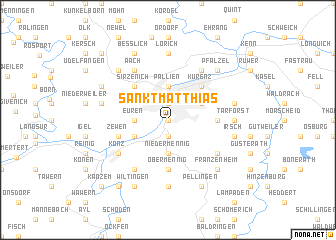 map of Sankt Matthias