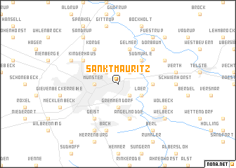 map of Sankt Mauritz