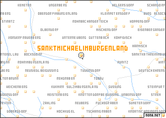 map of Sankt Michael im Burgenland