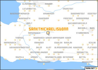map of Sankt Michaelisdonn