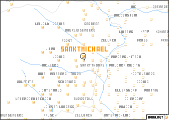 map of Sankt Michael