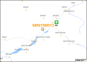 map of Sankt Moritz