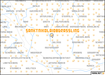 map of Sankt Nikolai ob Draßling