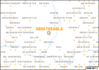 map of Sankt Oswald