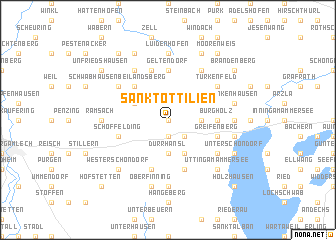 map of Sankt Ottilien
