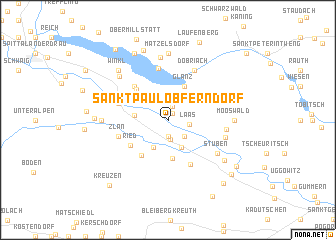 map of Sankt Paul ob Ferndorf