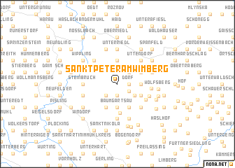 map of Sankt Peter am Wimberg