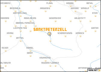 map of Sankt Peterzell