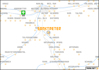 map of Sankt Peter